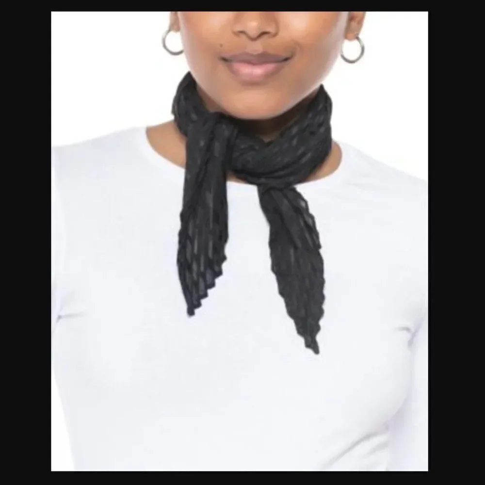 ‎INC Black Headscarf One Size